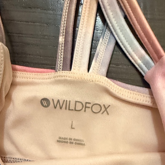 Wildfox Bra Cosmic Pink and Purple Sports - Picture 3 of 4